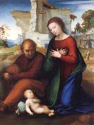 Fra Bartolommeo The Virgin Adoring the Child with Saint Joseph oil painting picture wholesale